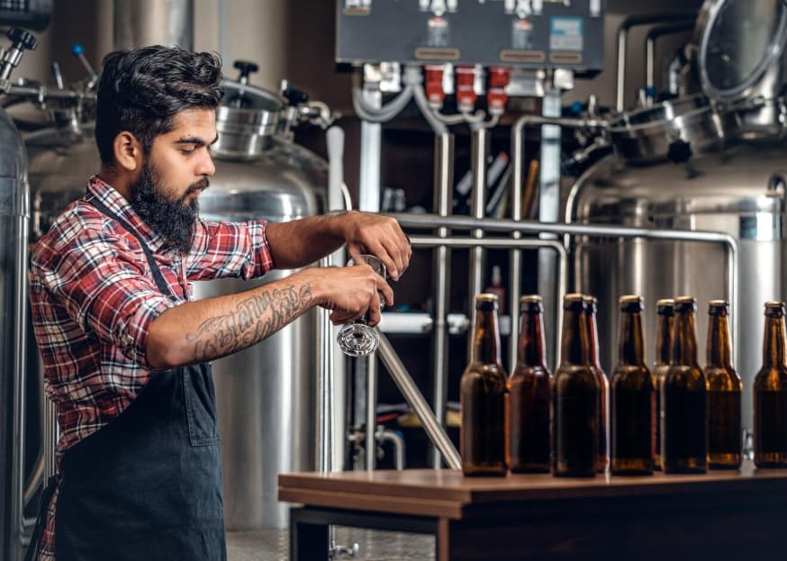 commercial draft beer system installation